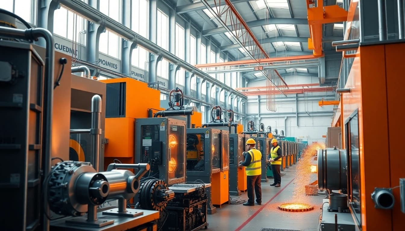 Diecaster Malaysia at a modern manufacturing facility showcasing advanced diecasting processes.