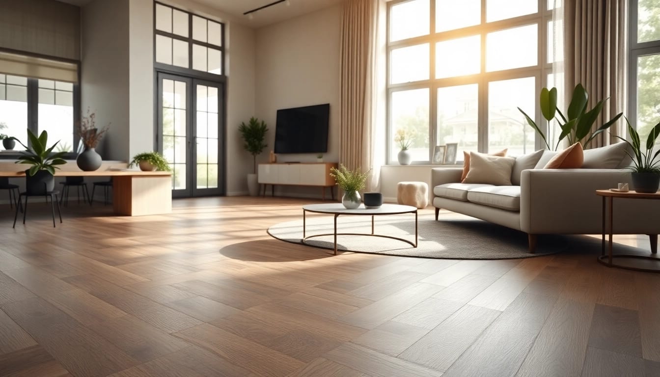 Browse flooring companies near me for stunning LVP flooring installations in beautiful interiors.