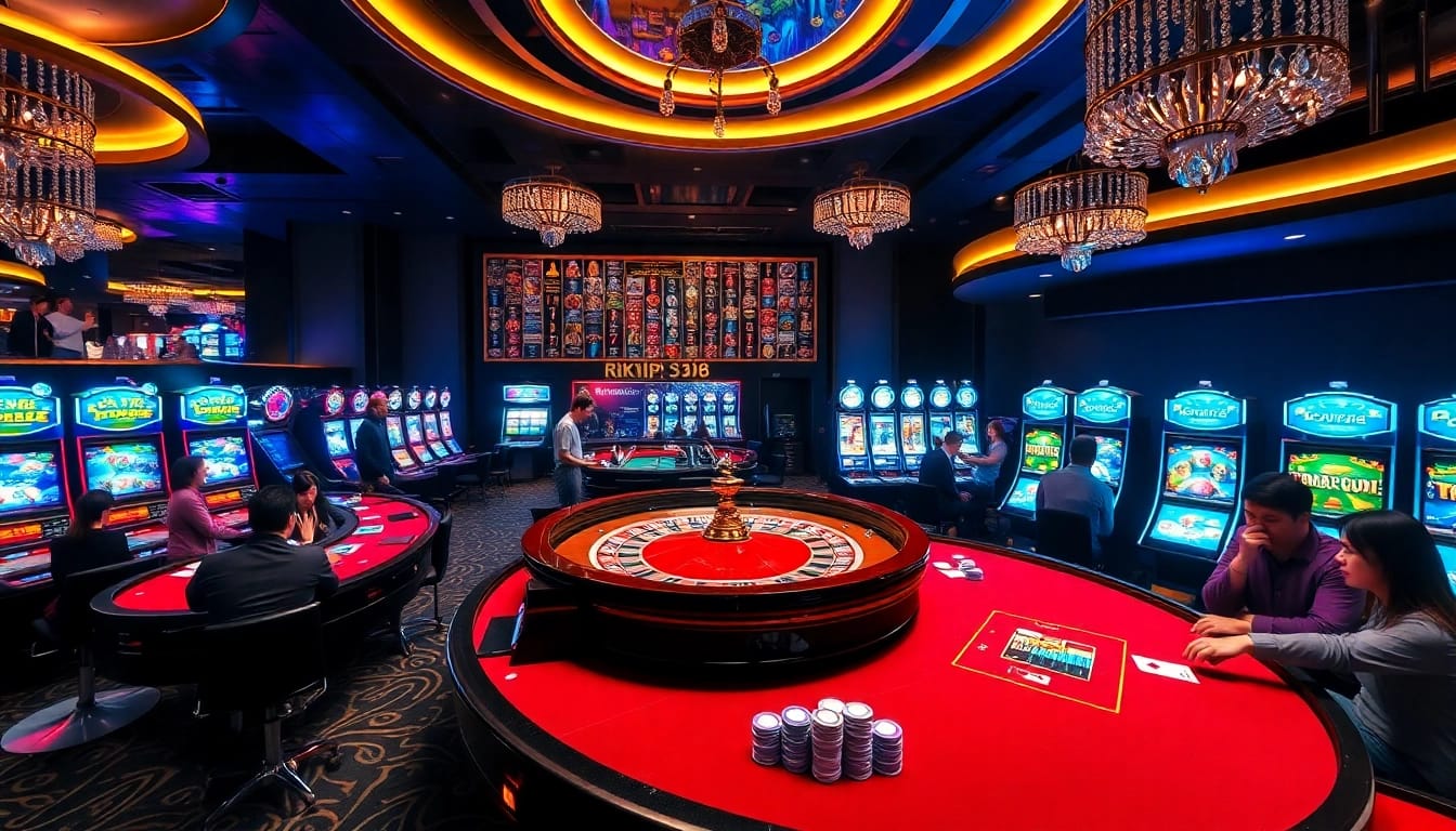Experience the thrill of gambling at rikvip368.com with engaging casino elements.