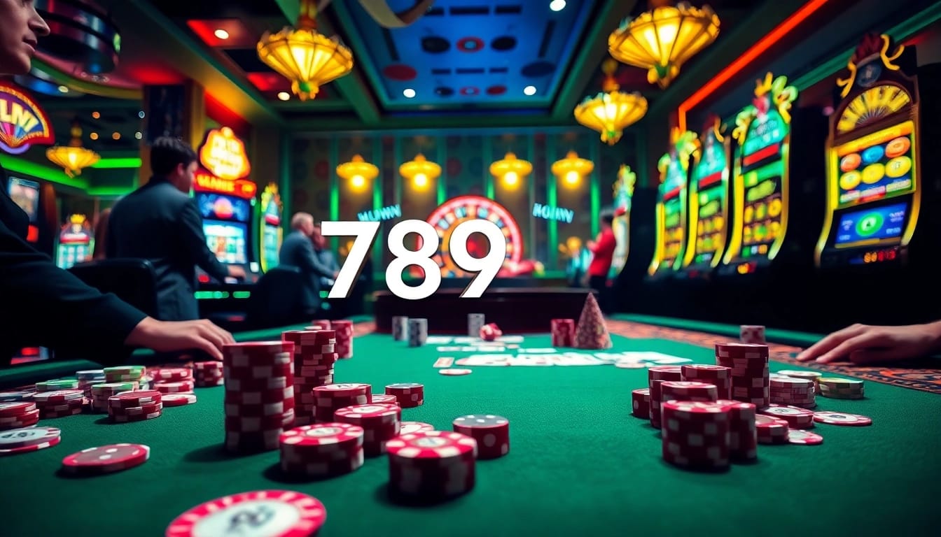 Experience thrilling gameplay at 789win with vibrant casino tables and lively players.
