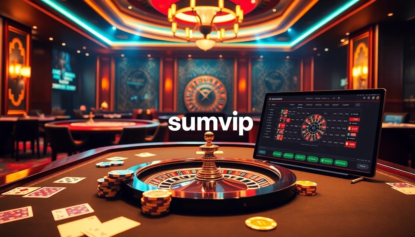 Players engaging in dynamic casino games showcasing sumvip on sleek betting interfaces.