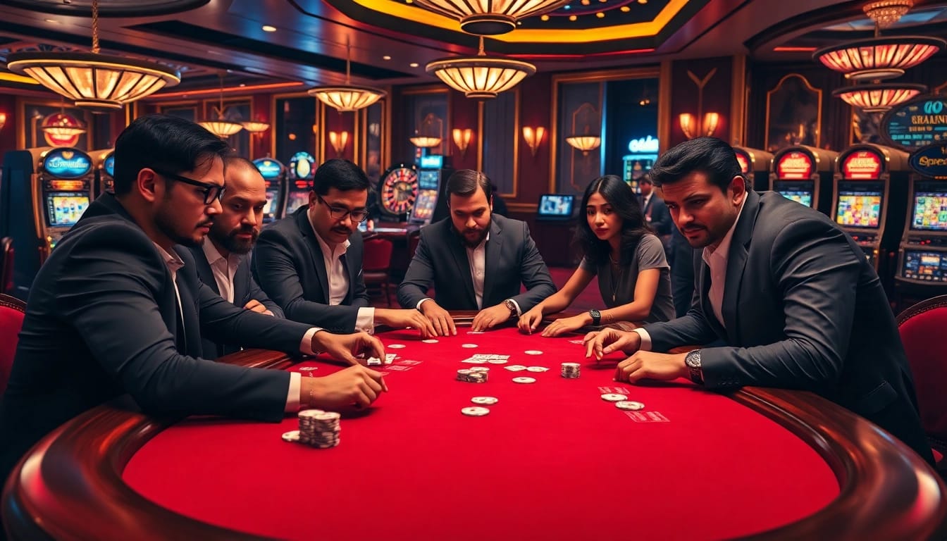 Experience the thrill of winning at open88 with a vibrant casino atmosphere.