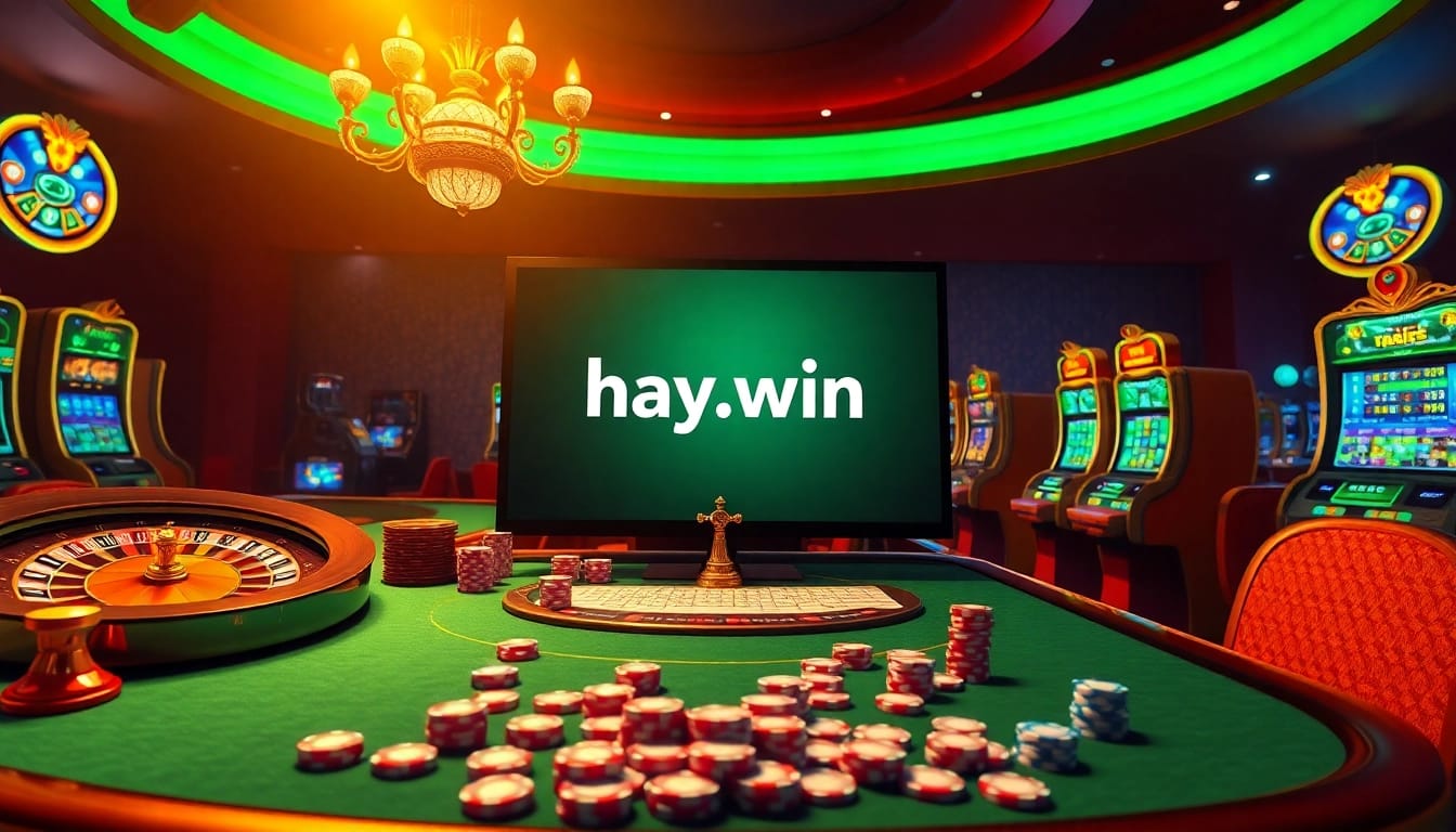 Experience high-stakes gambling action at hay.win with vibrant casino visuals and thrilling gameplay elements.
