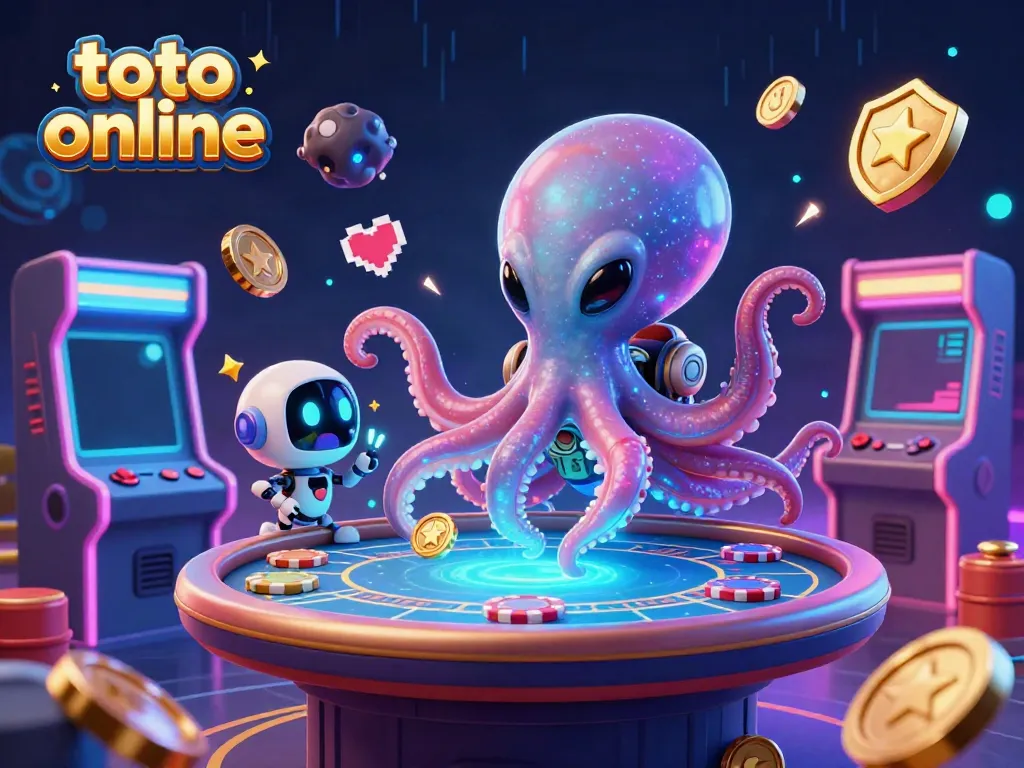 Engage with interactive gaming elements in a vibrant scene featuring the toto online theme, highlighting fun and excitement.