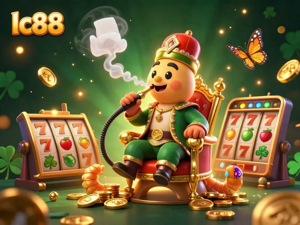 Experience winning moments with lc88 in a vibrant casino scene featuring dynamic slot elements.