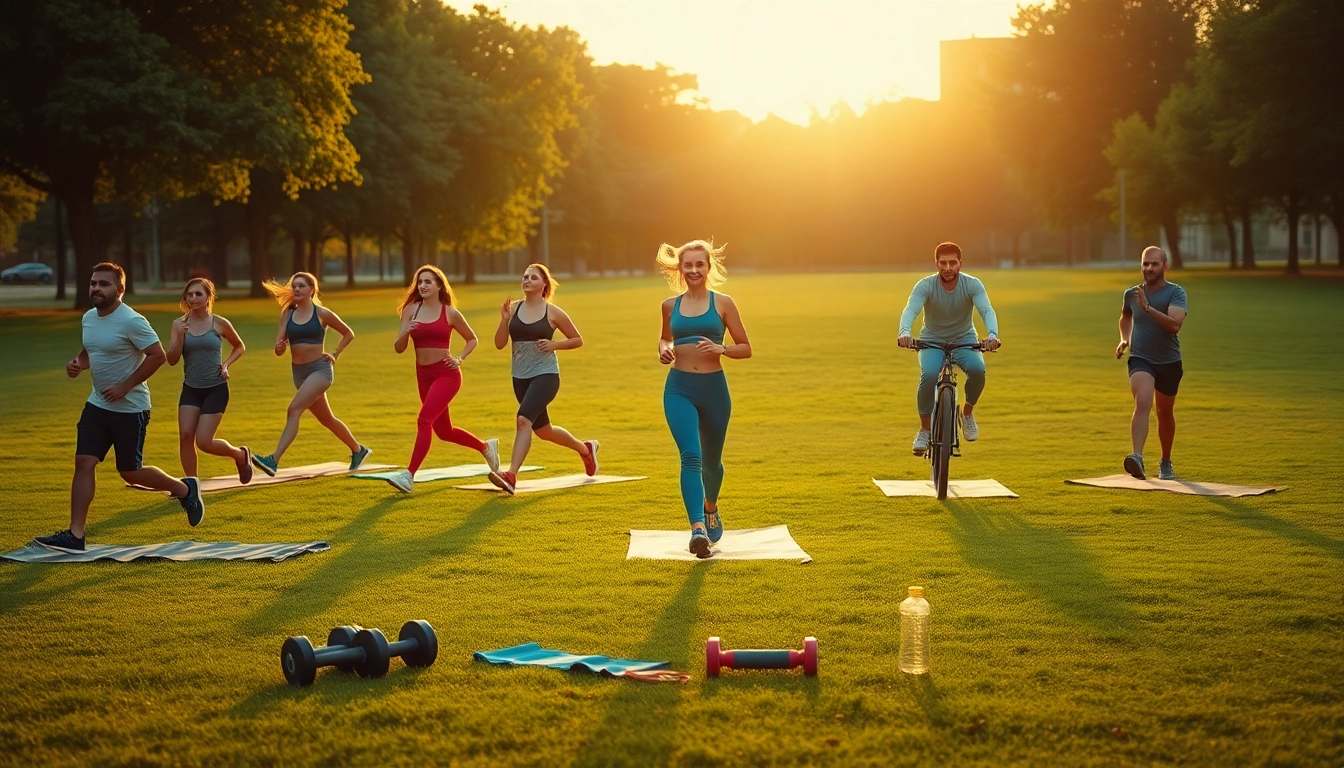 Individuals engaging in fitness activities illustrating effective weight loss strategies.