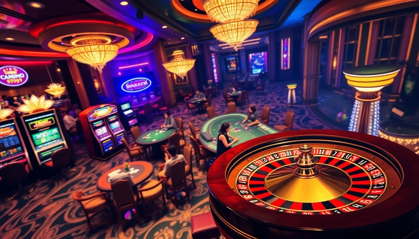 Experience the thrill of high-stakes gaming with insights from https://nhacaiuytin.place/ featuring dazzling casino interiors and exciting play.