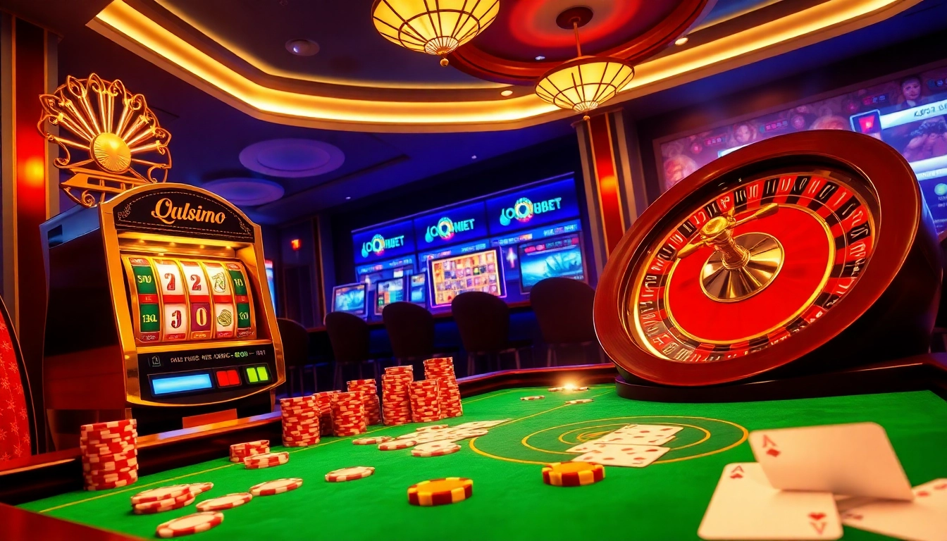 Experience thrilling gameplay at QQ88z Net with vibrant casino tables and exciting slots.