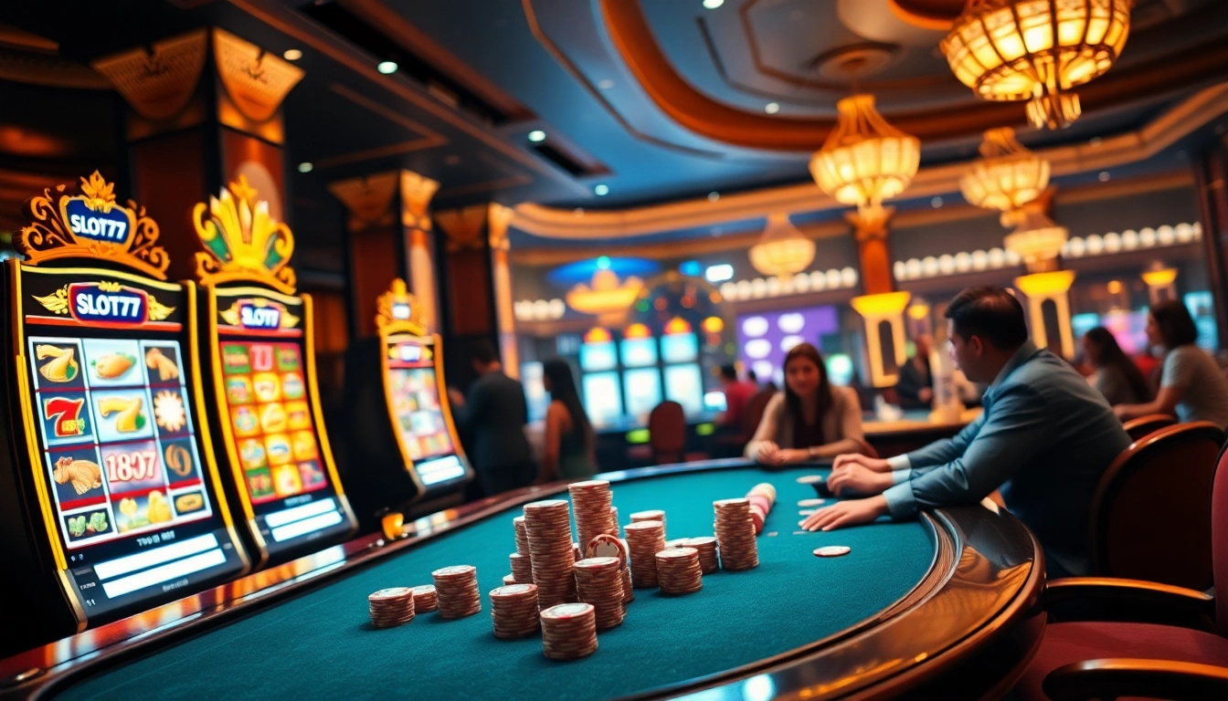 Experience thrilling wins at Raja Barong with vibrant slot machines and engaging casino action.