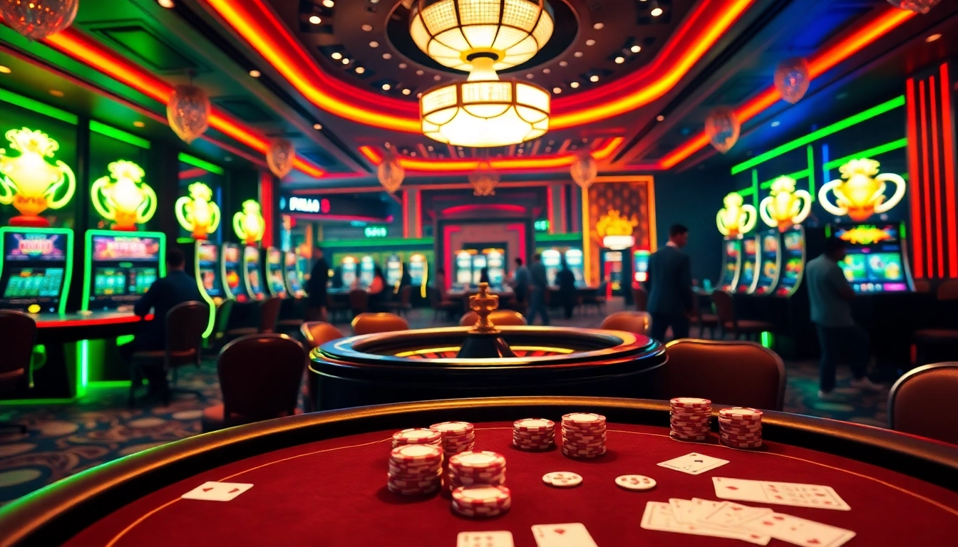 Experience the thrill of NEW88 Trang chủ with engaging online casino gaming visuals and vibrant atmosphere.