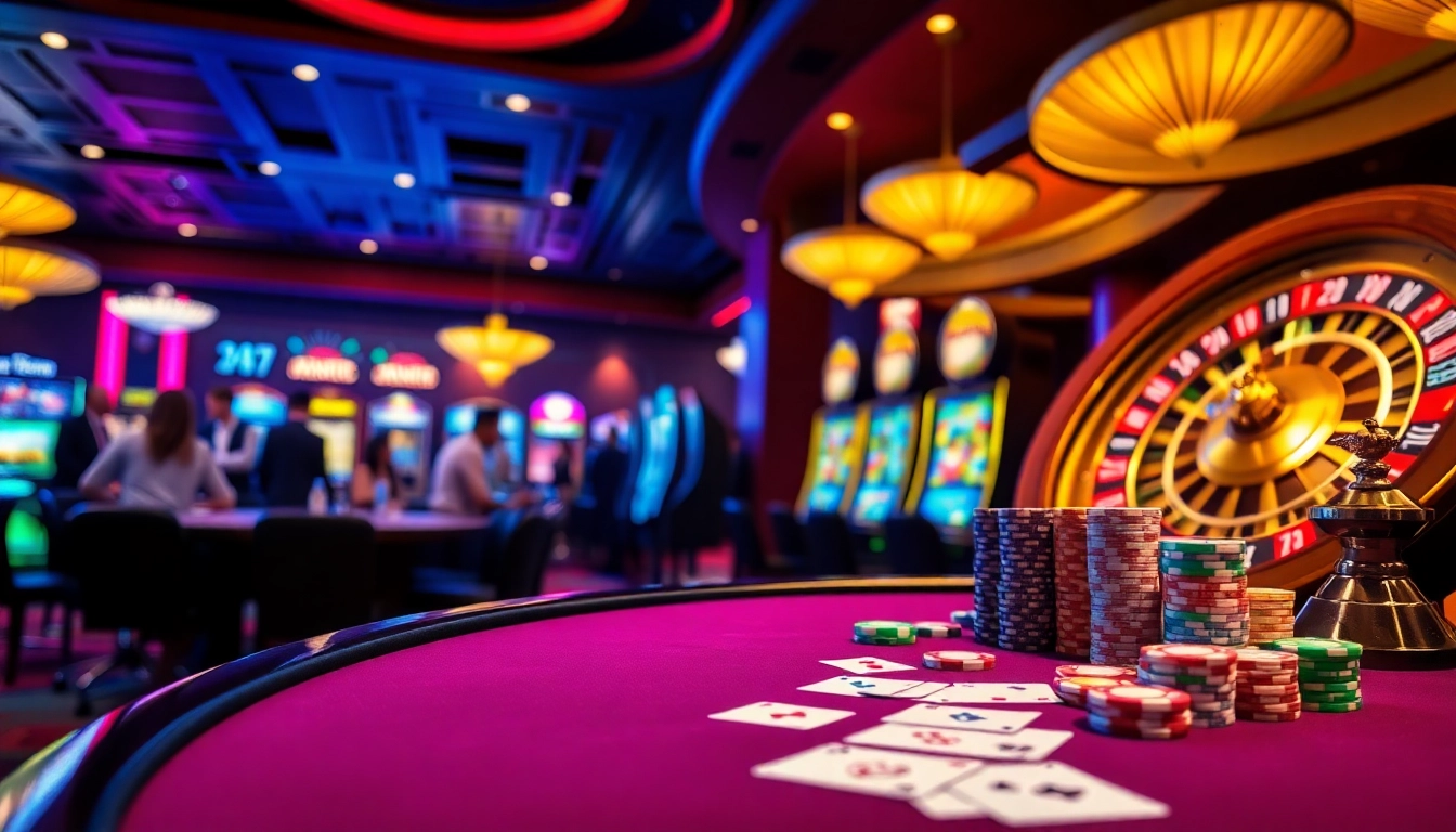 Experience thrilling gambling action at rikvip with poker chips and roulette gameplay.