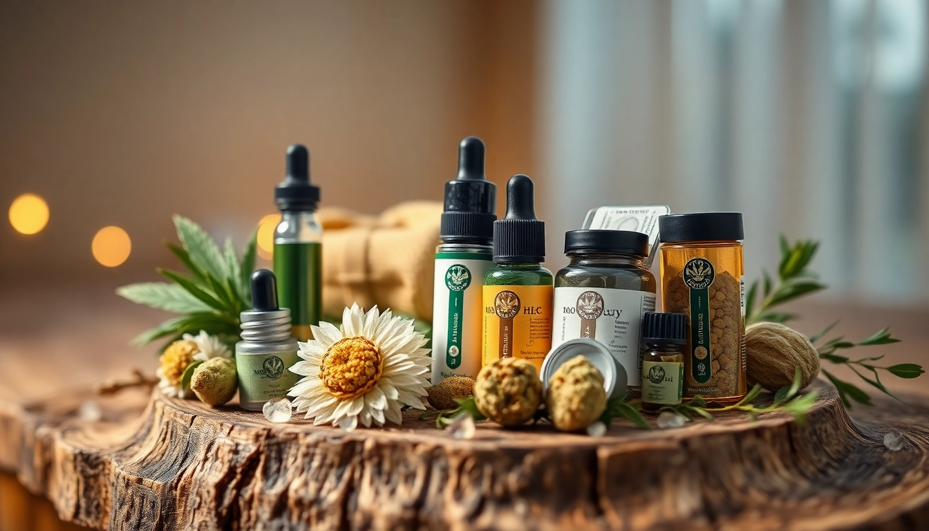 Explore the premium selection of moonbarguy hhc products arranged elegantly.