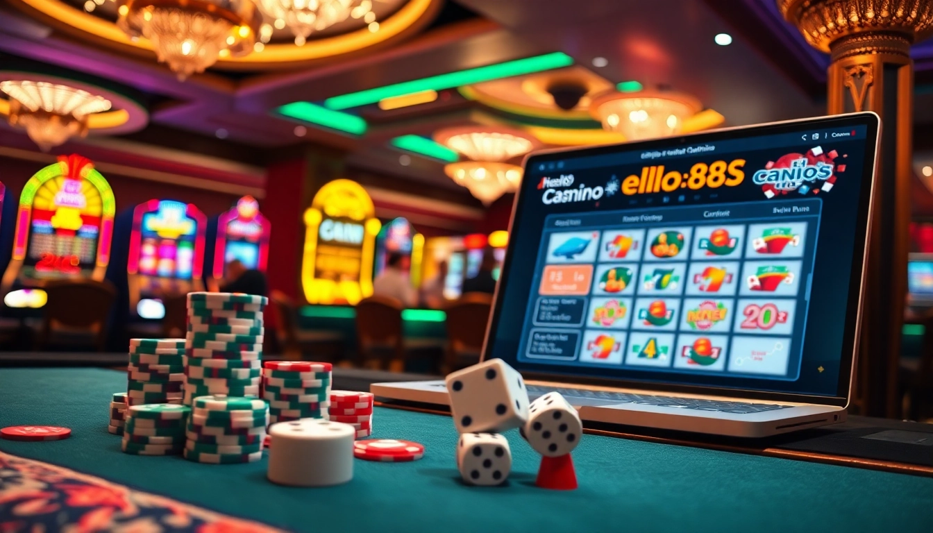 Experience the excitement of online gambling at https://hello88s.com.co/ with vibrant casino visuals and thrilling gameplay.