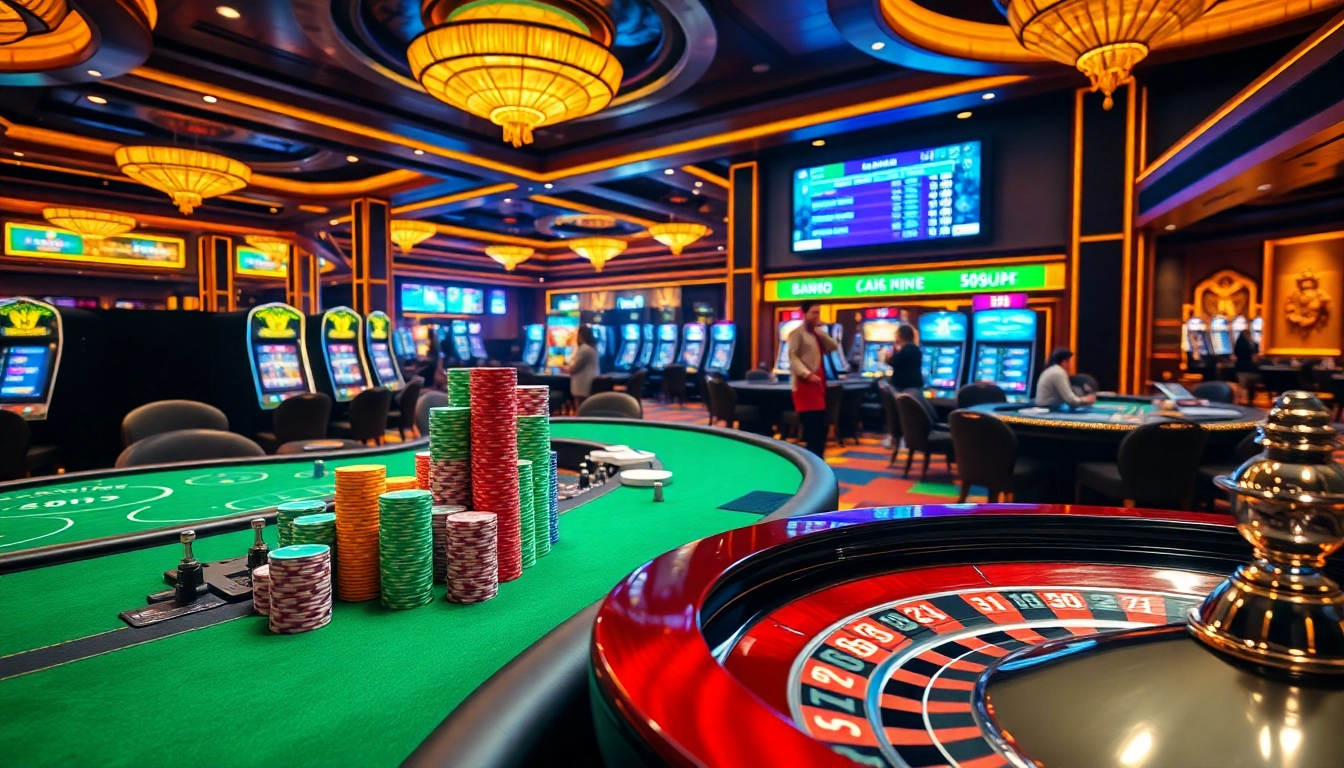 Experience the excitement of gambling with LIÊN MINH KJC in a dynamic casino environment.