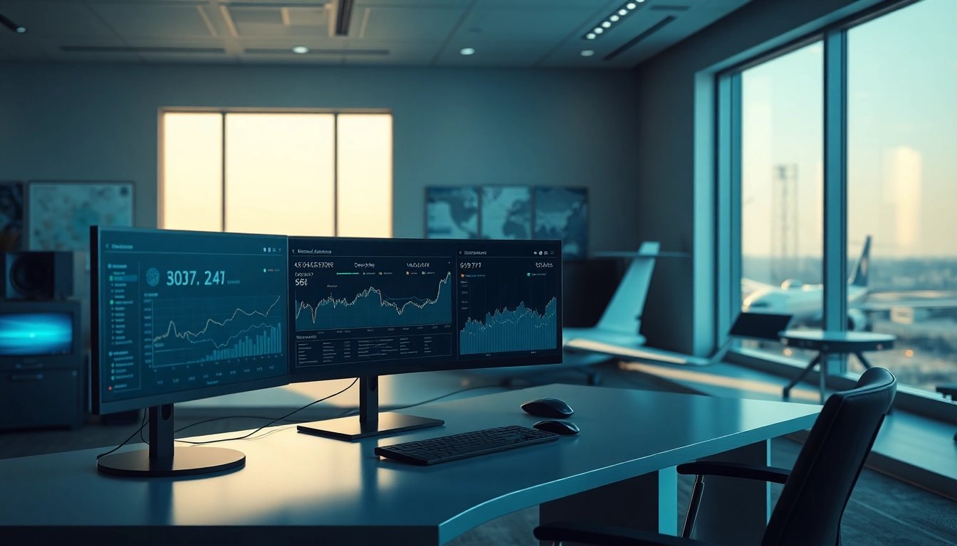 NK88 flight analytics workspace showcasing advanced tracking technology and professional design.
