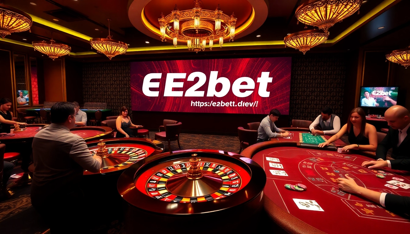 Experience the excitement of roulette at E2BET, where players enjoy diverse games at https://e2bett.dev/.
