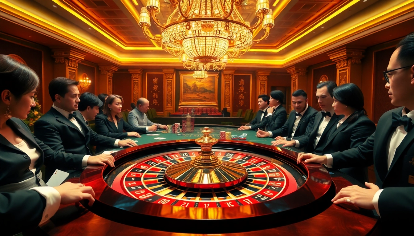 Engage with thrilling casino ambiance at uu88 with poker chips and roulette tables.