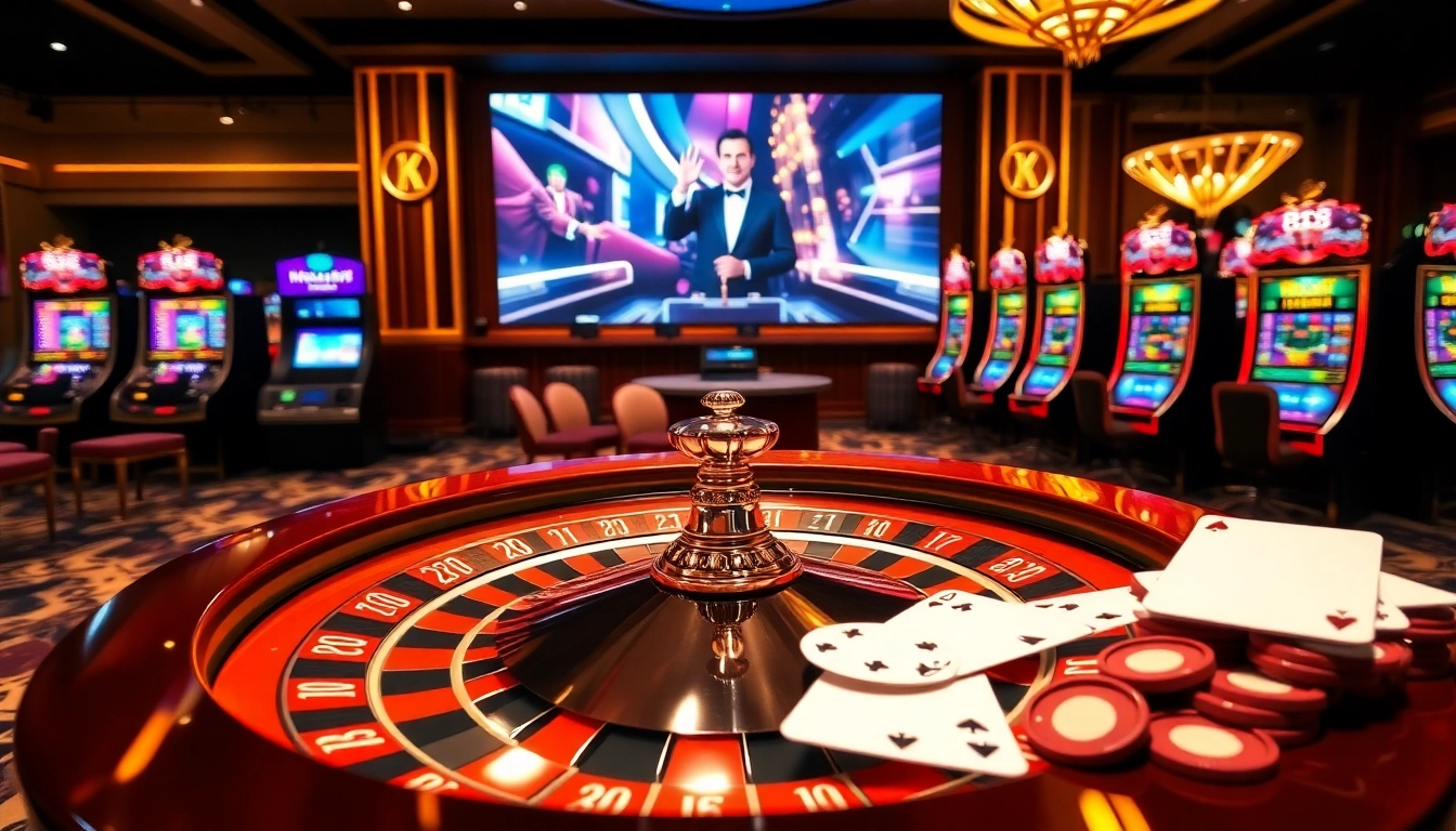 Experience KP88's thrilling online casino with vibrant roulette, slot machines, and dynamic poker action.