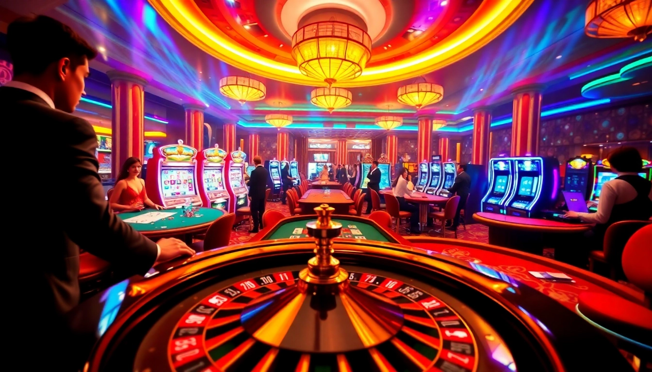 Experience thrilling casino action at https://rr88.bar/ with vibrant slot machines and poker tables.