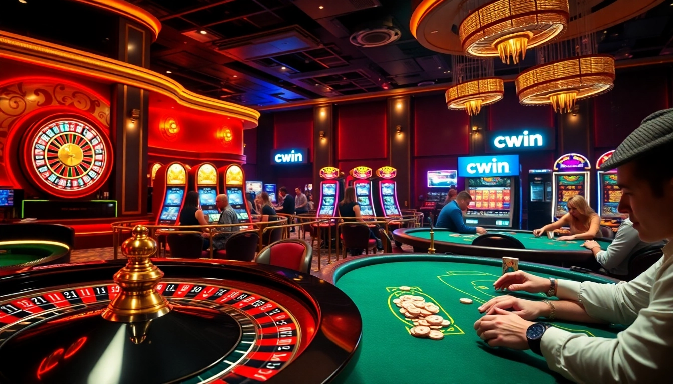 Experience the thrill of cwin with lavish casino games and exciting winnings.