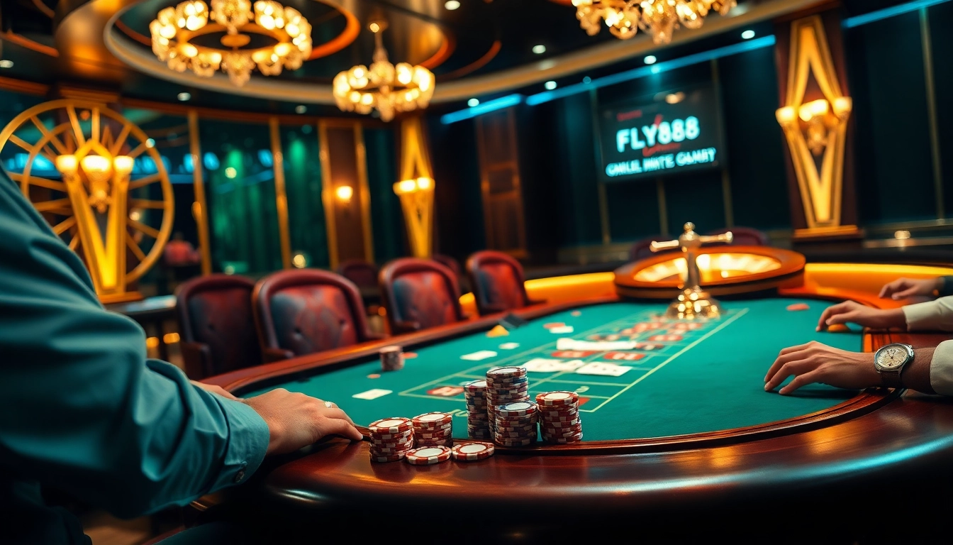 Experience the thrill of gambling at FLY88 Link with engaging poker games and luxurious casino ambiance.