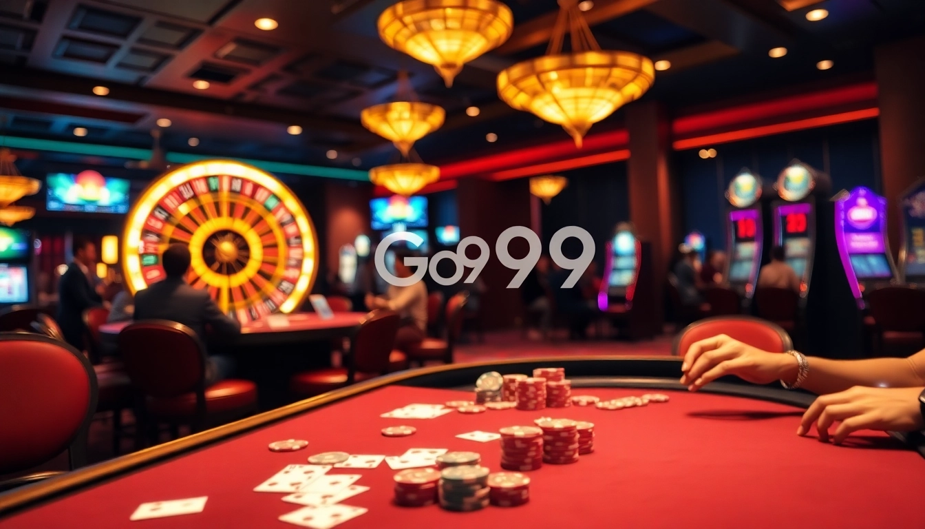 Engage in thrilling gameplay at Go99 casino with vibrant tables and exciting slots.