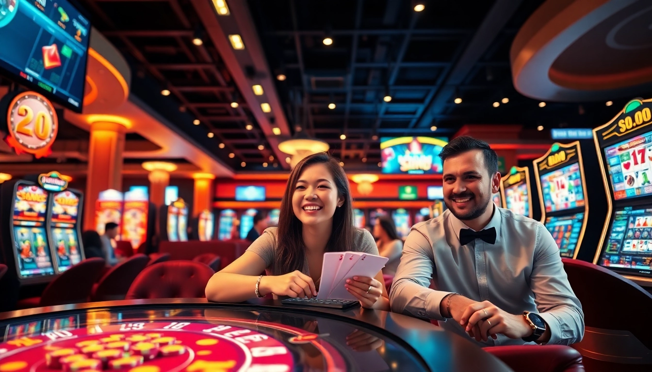 Exciting online gaming scene at good88.hu.net showcasing players enjoying premium casino experiences.
