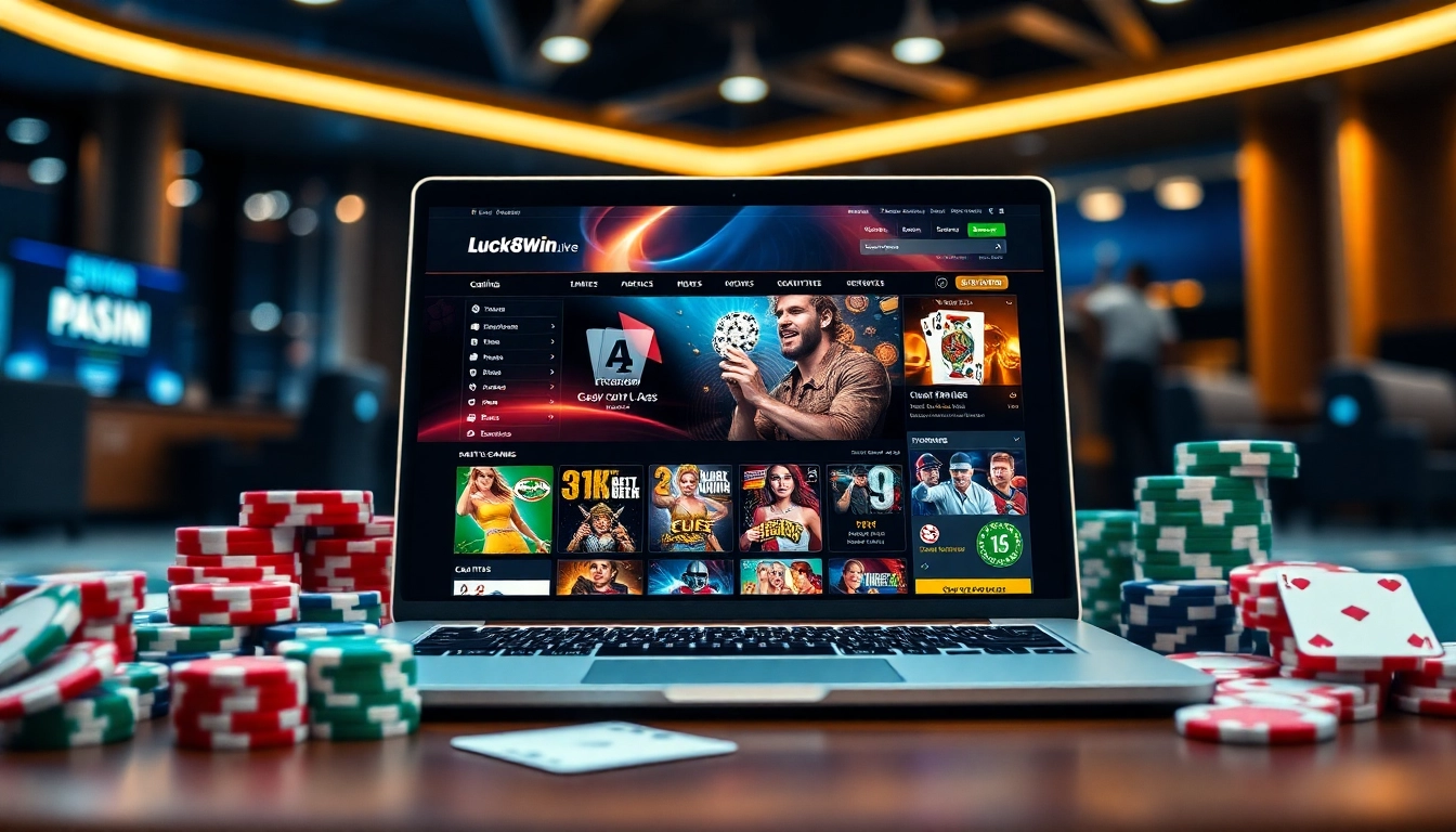 Explore the engaging online gambling experience at luck8win.live with diverse games and sports betting options.