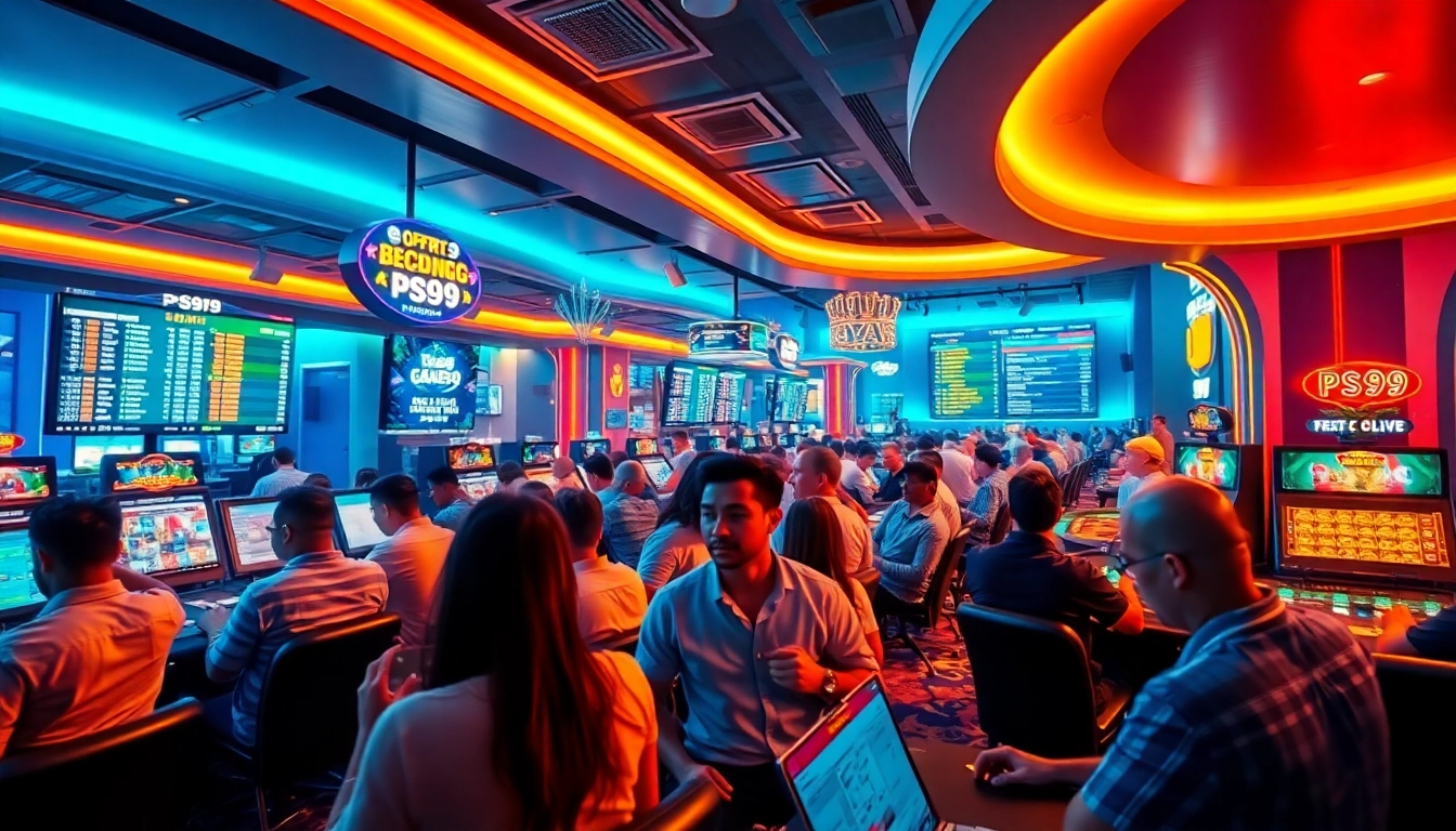 Engaging players enjoying the exciting online gambling experience at PS99.