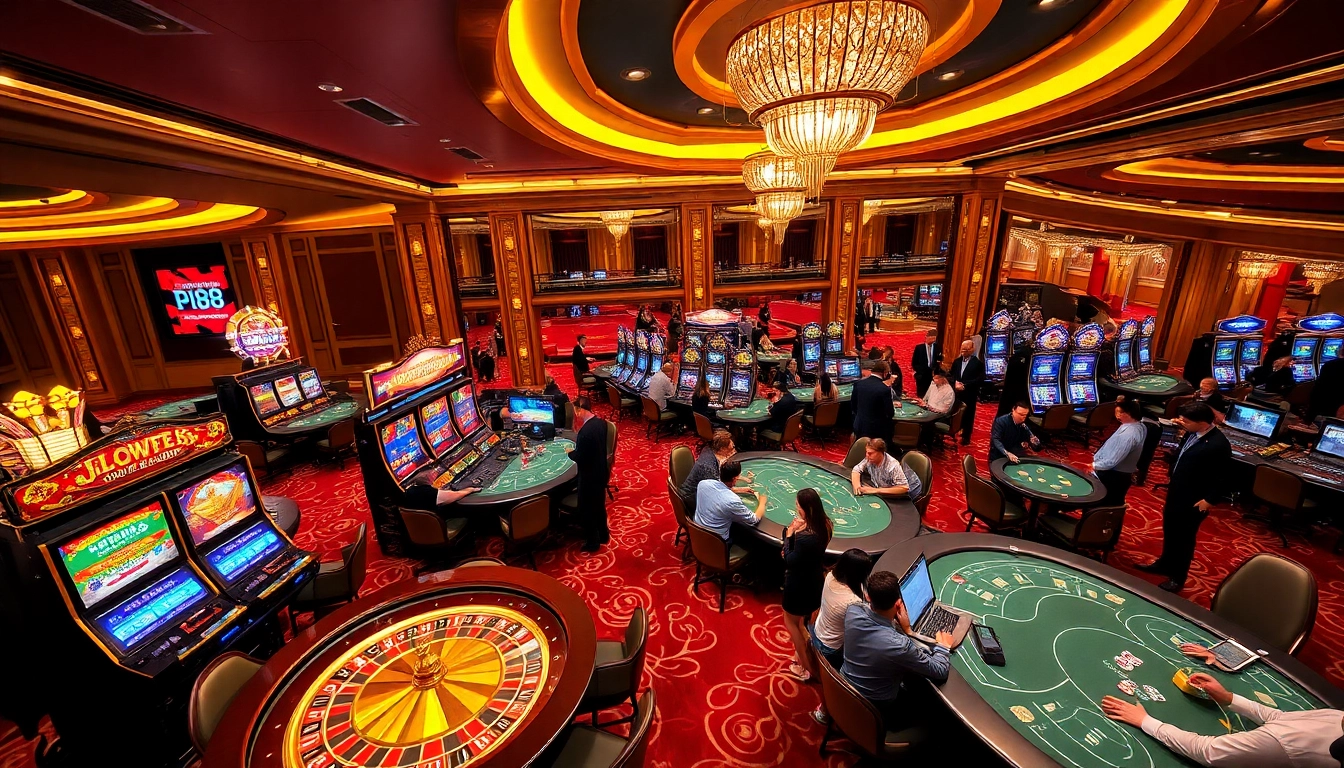 Experience the luxury of Big88 com with vibrant casino games like poker and roulette.
