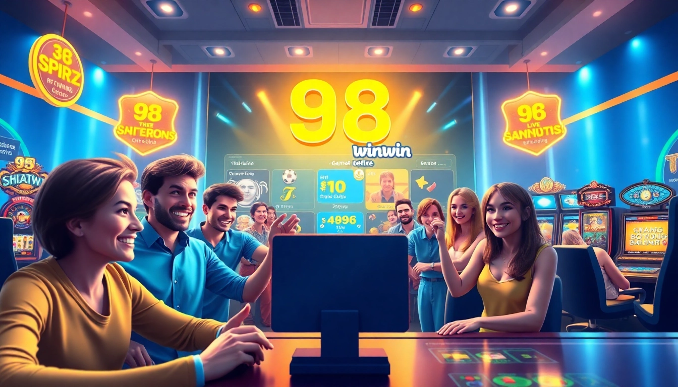 Experience the excitement of gameplay at 98winwin.live with vibrant online gaming interface.