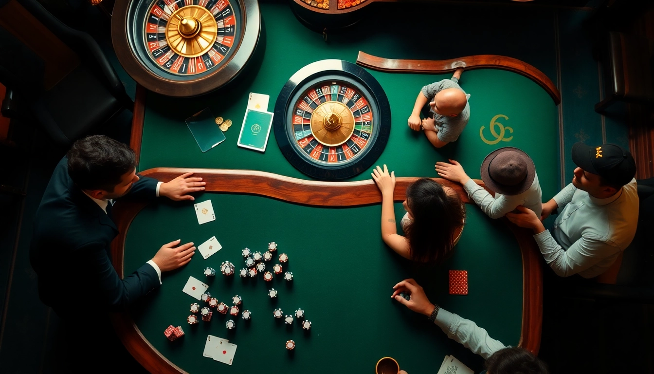 Engaged players enjoy an exciting round of poker at rik vip casino, showcasing thrilling gameplay.