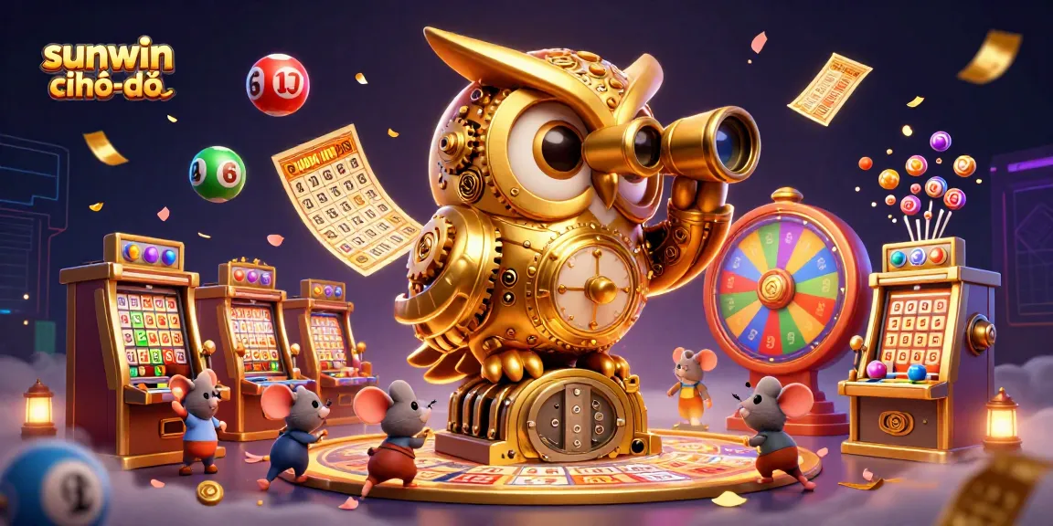 Experience the excitement of sunwin chính thức with colorful casino elements and animated characters.